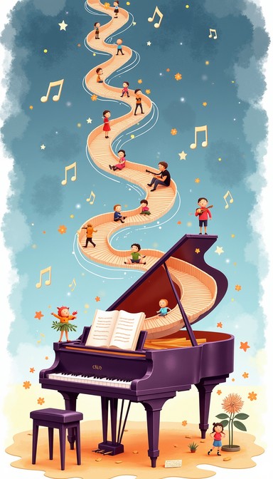 Free Magical Musical Journey Image - Piano, Music, Whimsical | Download ...