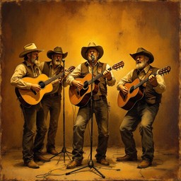 Cowboy Riffs Download Cowboys Making Music Image - Country, Western, Music | StockCake