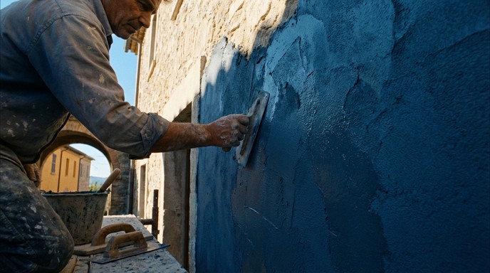 Free Traditional Blue Plastering Image - Artisan, Plastering ...