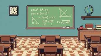Free Retro Pixel Classroom Image - Classroom, Pixel, Retro | Download ...