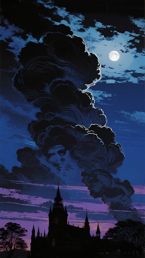 Free Moonlit Gothic Storm Image - Gothic, Moonlight, Clouds | Download ...