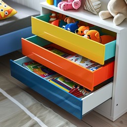 Free Colorful storage drawers Image - Storage, Children, Drawers ...
