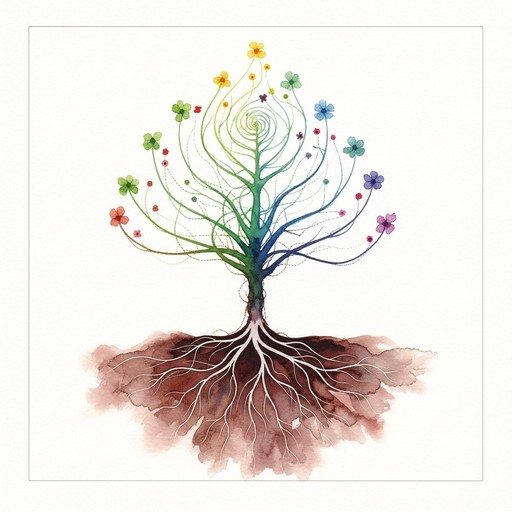 Reconnecting Tree Free Rainbow Tree Connection Image - Watercolor, Tree, Rainbow ...