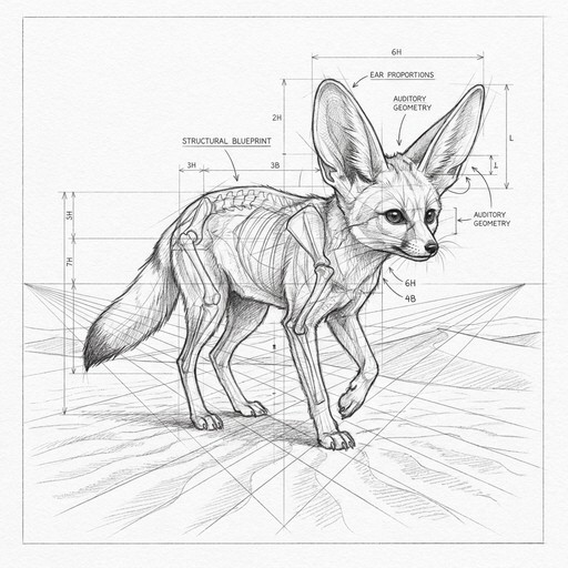 Free Architectural Fox Blueprint Image - Fox, Architectural, Sketch ...
