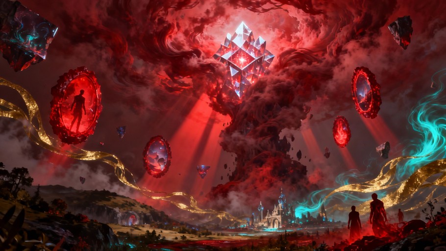 Free Crimson Portal Realms Photo - Surreal, Fantasy, Crimson | Download ...