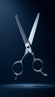 Free Floating Professional Scissors Image - Scissors, Hairdressing ...