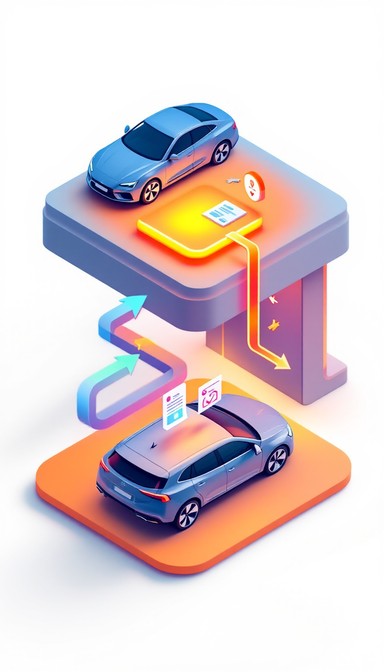 Free Digital Car Exchange Image - Automotive, Isometric, 3d | Download ...