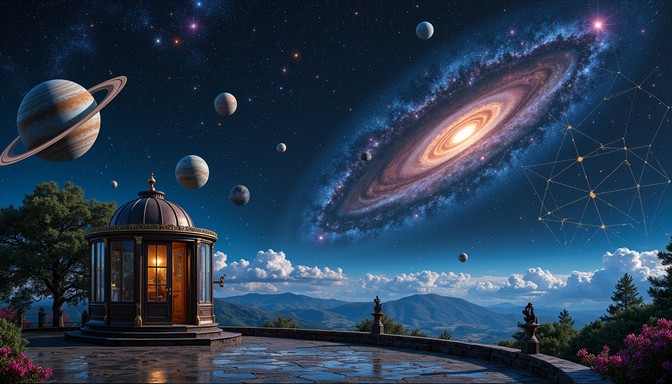 Pink Observatory Free Observatory To Galaxy Image - Observatory, Telescope, Planets ...