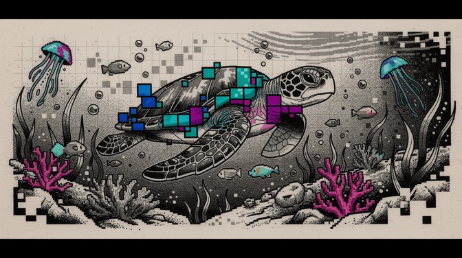 Free Pixel Ocean Depths Image - Tattoo, Pixel, Ocean | Download at ...