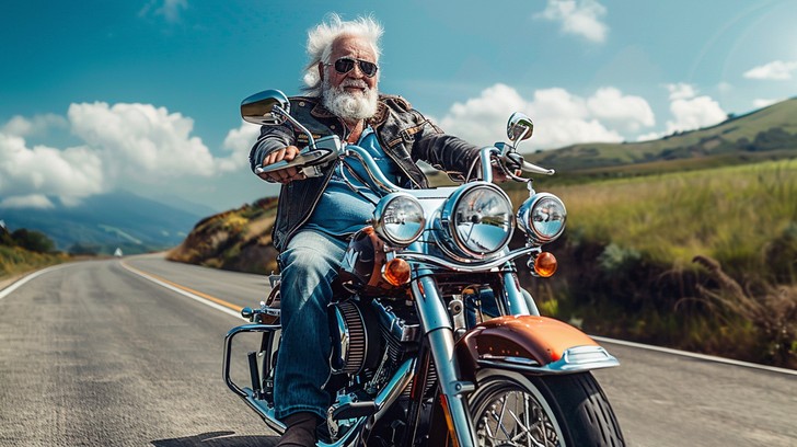 Old Person Riding Motorcycle Free Senior Motorcycle Rider Image - Senior, Motorcycle, Rider ...