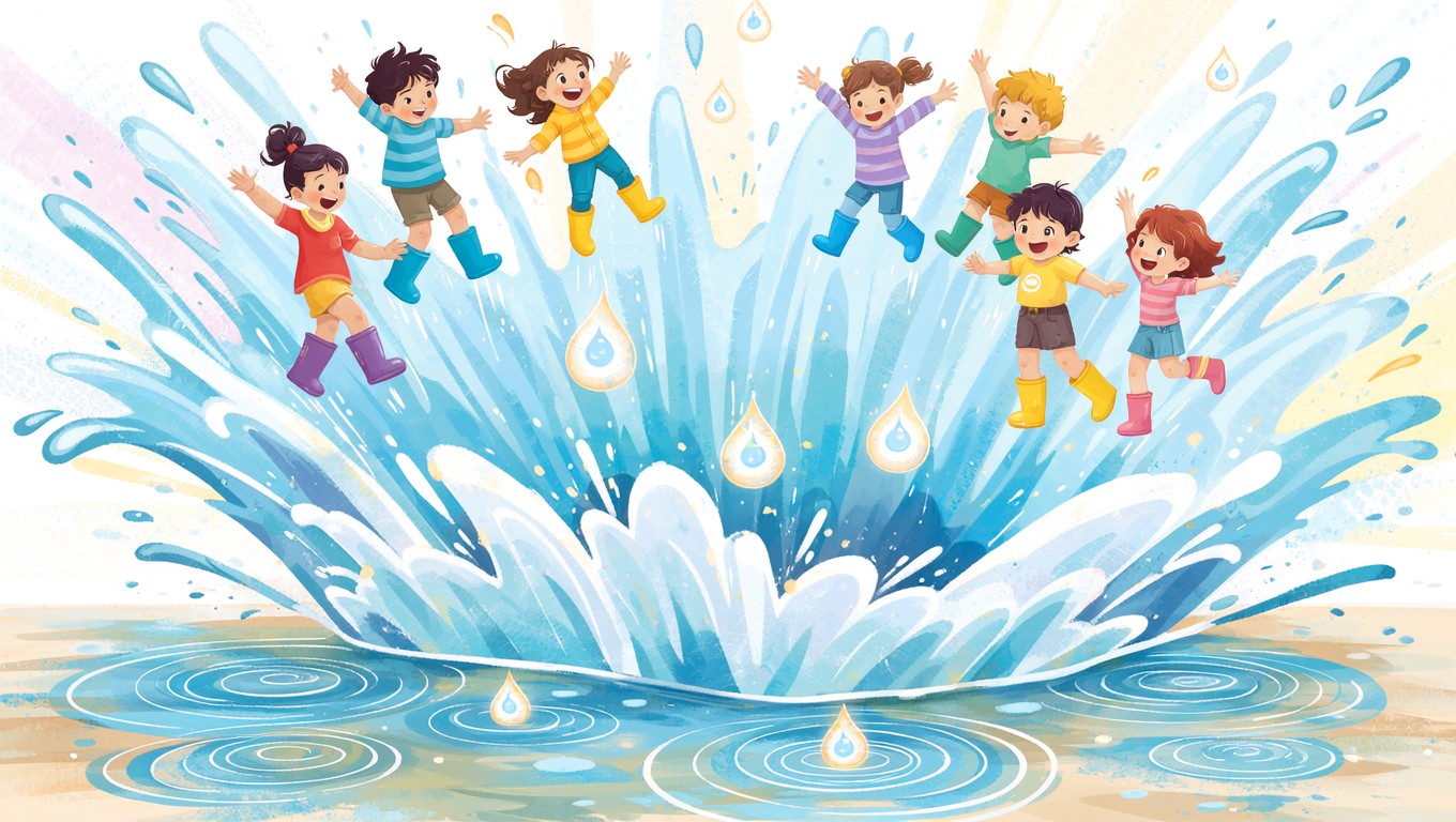 Printable Splash Puddle Free Magical Puddle Splash Image - Children, Splash, Puddle | Download ...