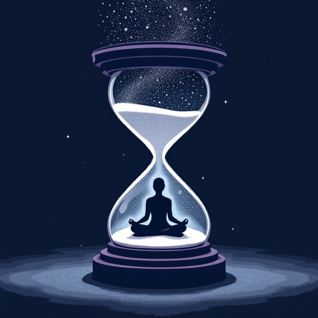Free Time Meets Meditation Image - Meditation, Hourglass, Mindfulness ...