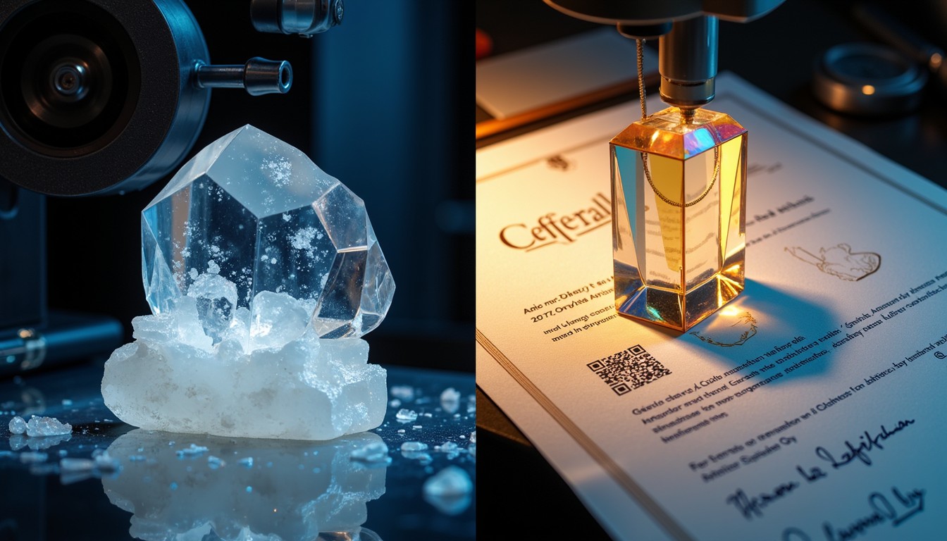 Crystal Lable Free Crystal Certification Process Image - Crystal, Certification ...