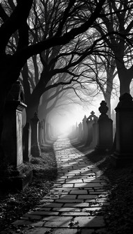 Free Misty Cemetery Path Image - Cemetery, Mist, Gothic | Download at ...