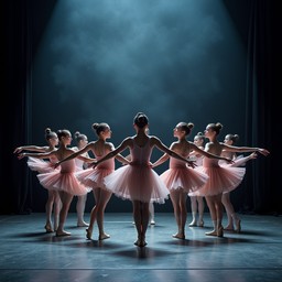 Free Ballet in Blue Image - Ballet, Dancers, Tutus | Download at StockCake