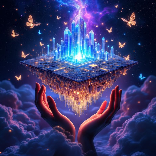 Free Technology Becomes Magic Image - Technology, Butterflies, Digital ...