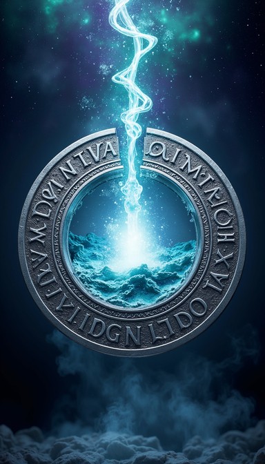 Free Arcane Silver Talisman Image - Talisman, Medallion, Portal ...