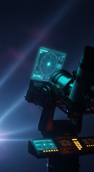 Free Cosmic Mapping Device Image - Telescope, Holographic, Futuristic ...