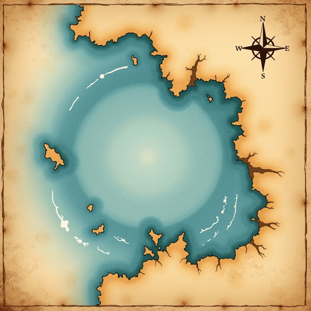Download Ancient Bay Chart Image - Map, Nautical, Vintage | StockCake