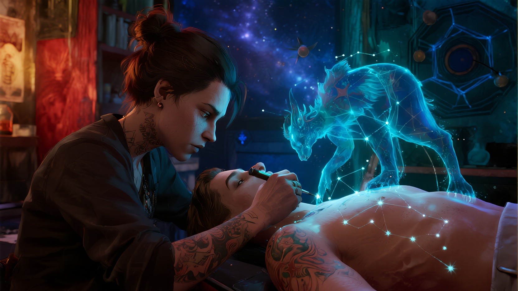 Free Ethereal Ink Portal Image - Mystical, Tattoo, Cosmic | Download at ...
