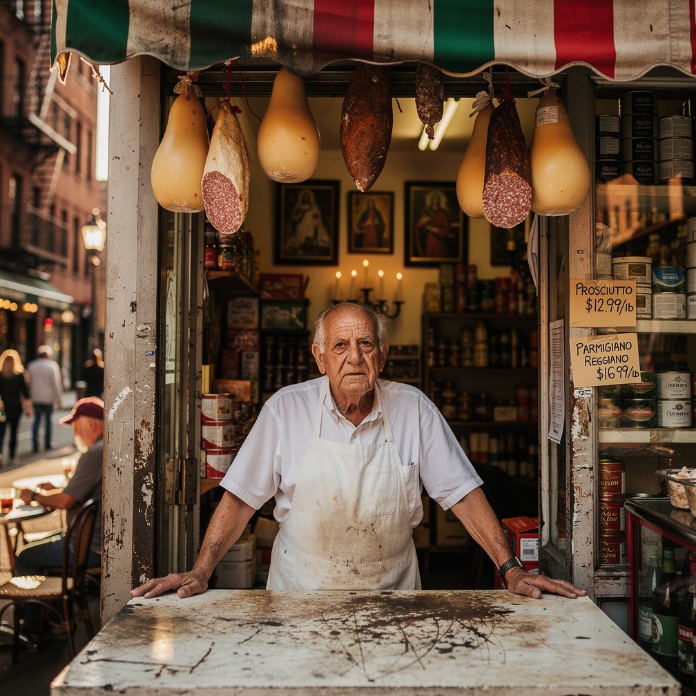 Free Italian Deli Heritage Image - Man, Elderly, Italian | Download at ...