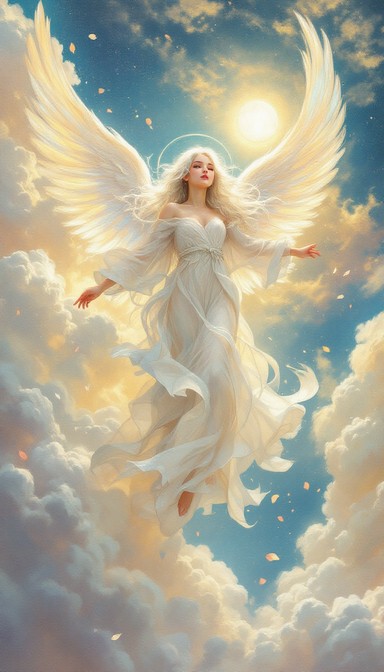 Free Celestial Angel Ascending Image - Angel, Wings, Celestial ...