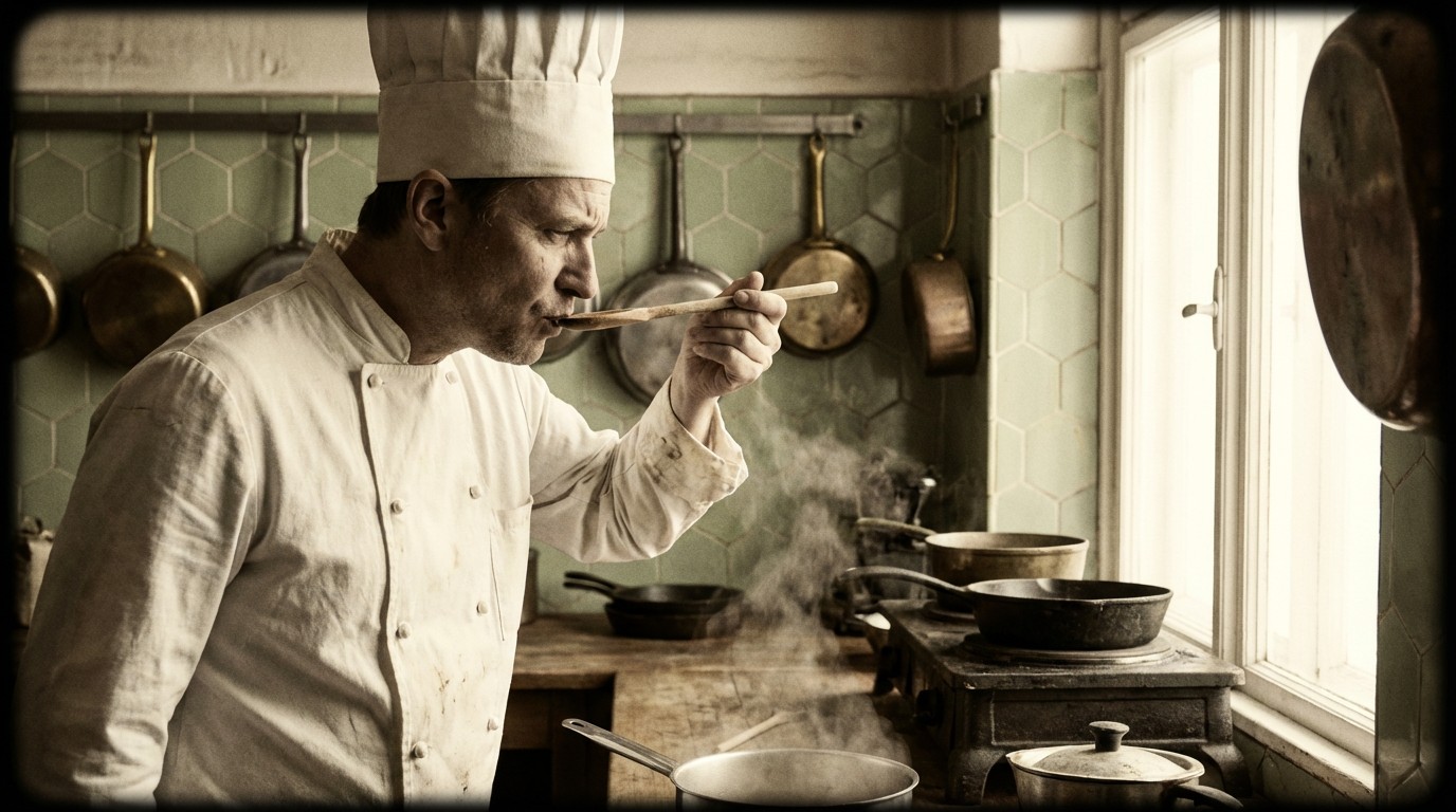 Free Vintage Chef Tasting Image - Chef, Cooking, Vintage | Download at ...