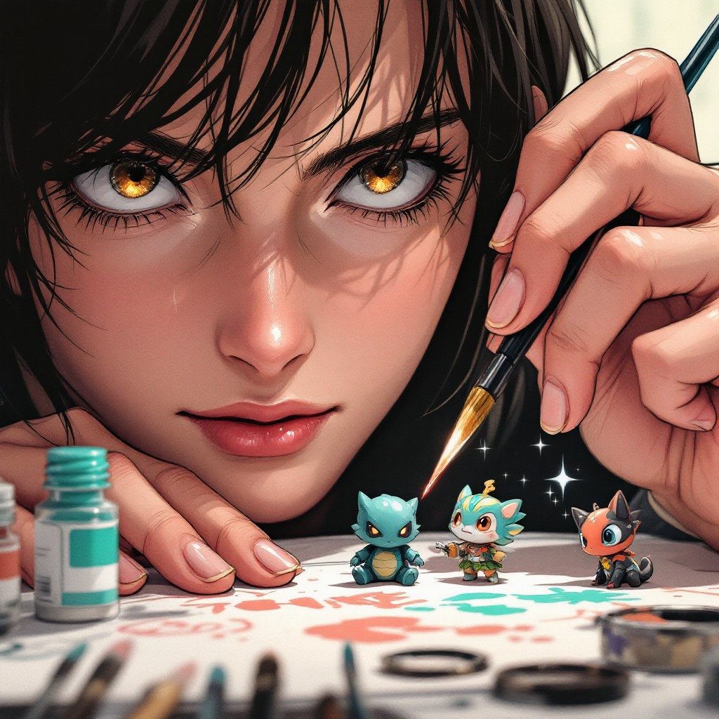 Free Painting Miniature Magic Image - Anime, Miniature, Painting ...