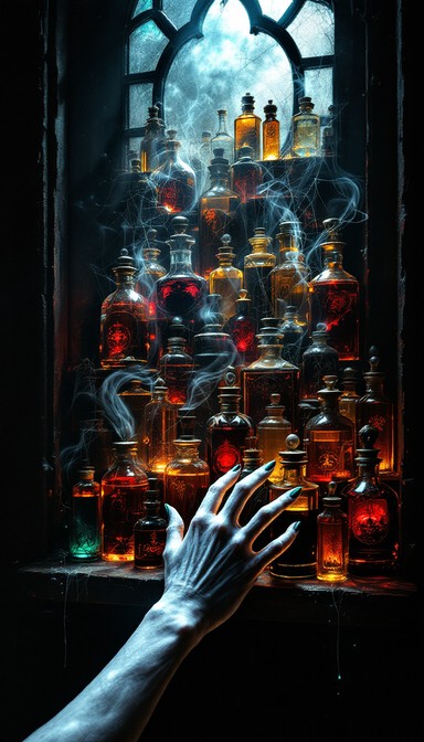 Free Mystical Potion Cabinet Photo - Gothic, Potions, Vials | Download ...