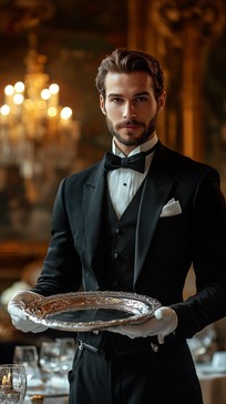 Rather Good Butler Free Elegant butler service Image - Butler, Elegant, Tuxedo | Download ...
