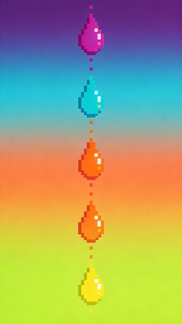 Free Rainbow Pixel Cascade Image - Rainbow, Pixel, Cascade | Download ...