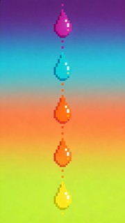 Free Colorful Pixel Cascade Image - Pixel, Art, Drops | Download at ...