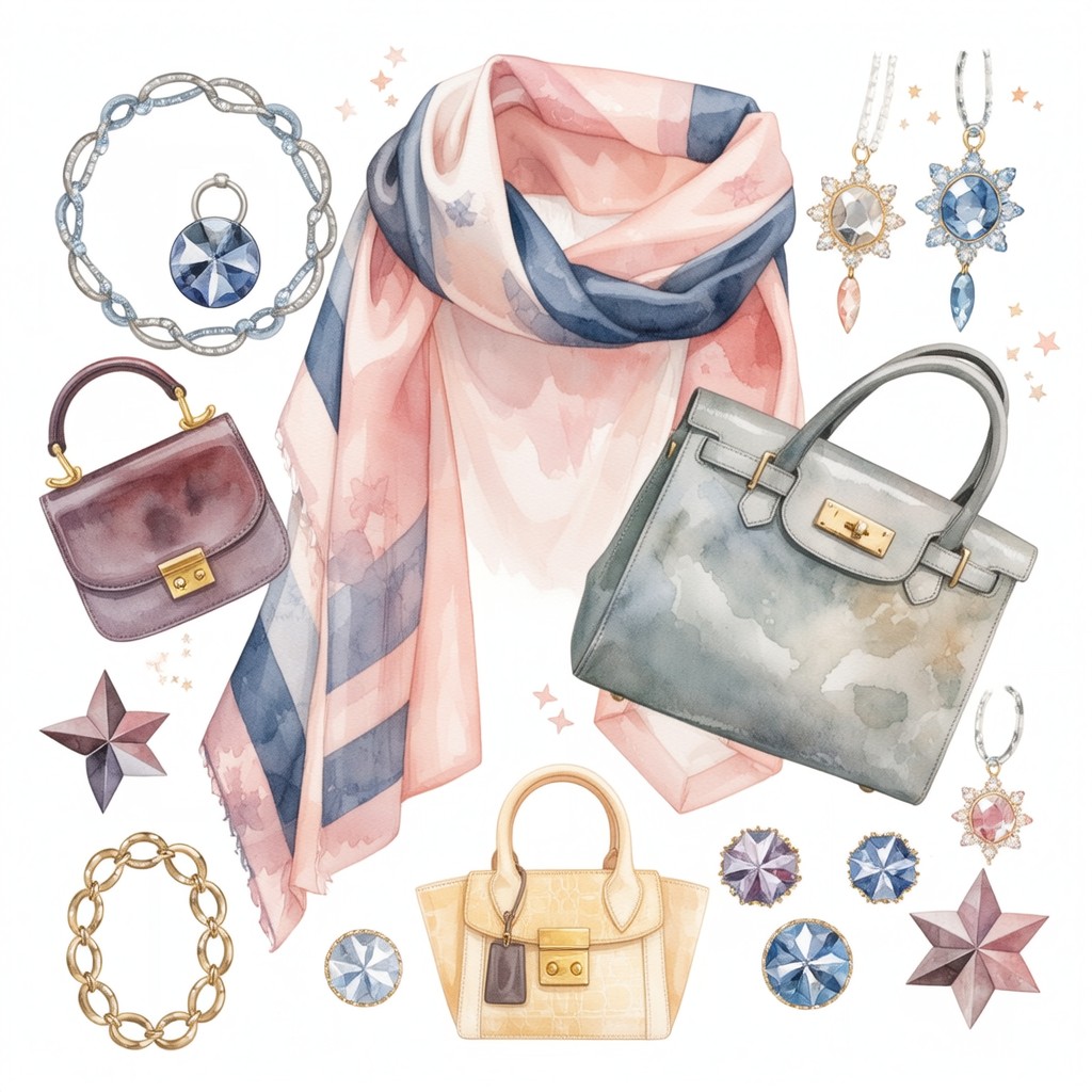 Free Elegant Accessory Constellation Image - Watercolor, Accessories ...