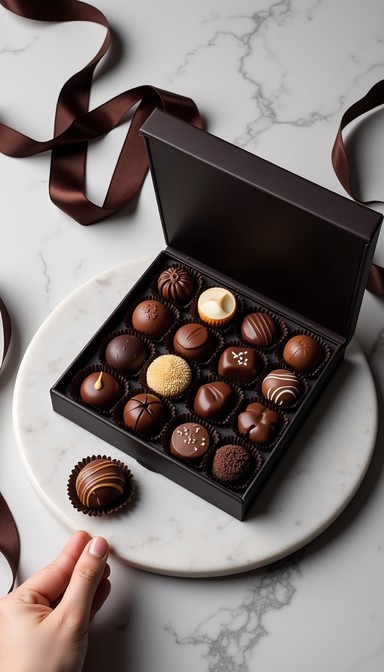 Free Luxurious Chocolate Indulgence Image - Chocolates, Truffles ...