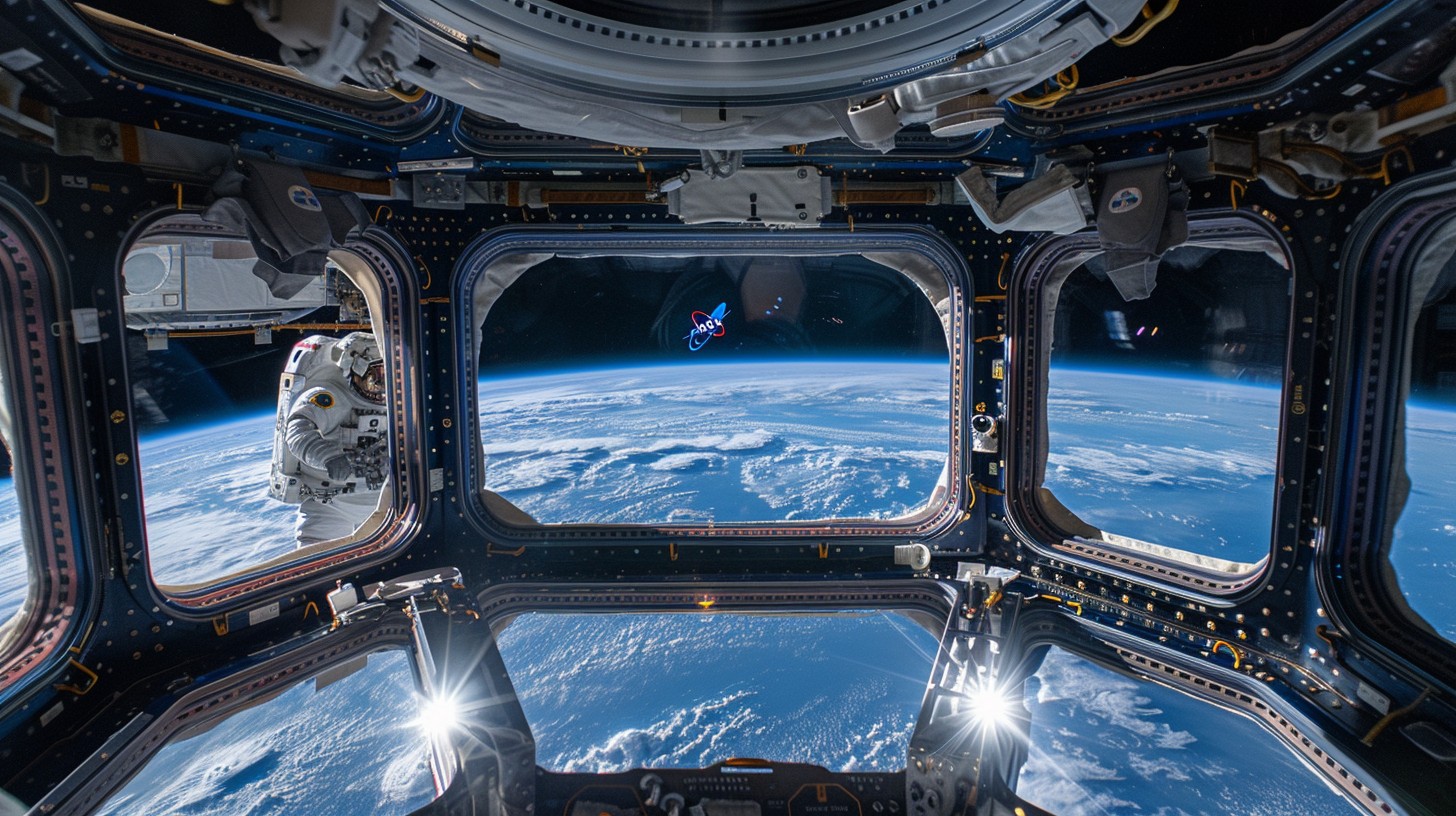 Free Space Station View Image - Space, Earth, Orbit | Download at StockCake