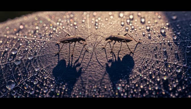 Free Shadow Battle Dawn Image - Insects, Silhouettes, Shadows ...
