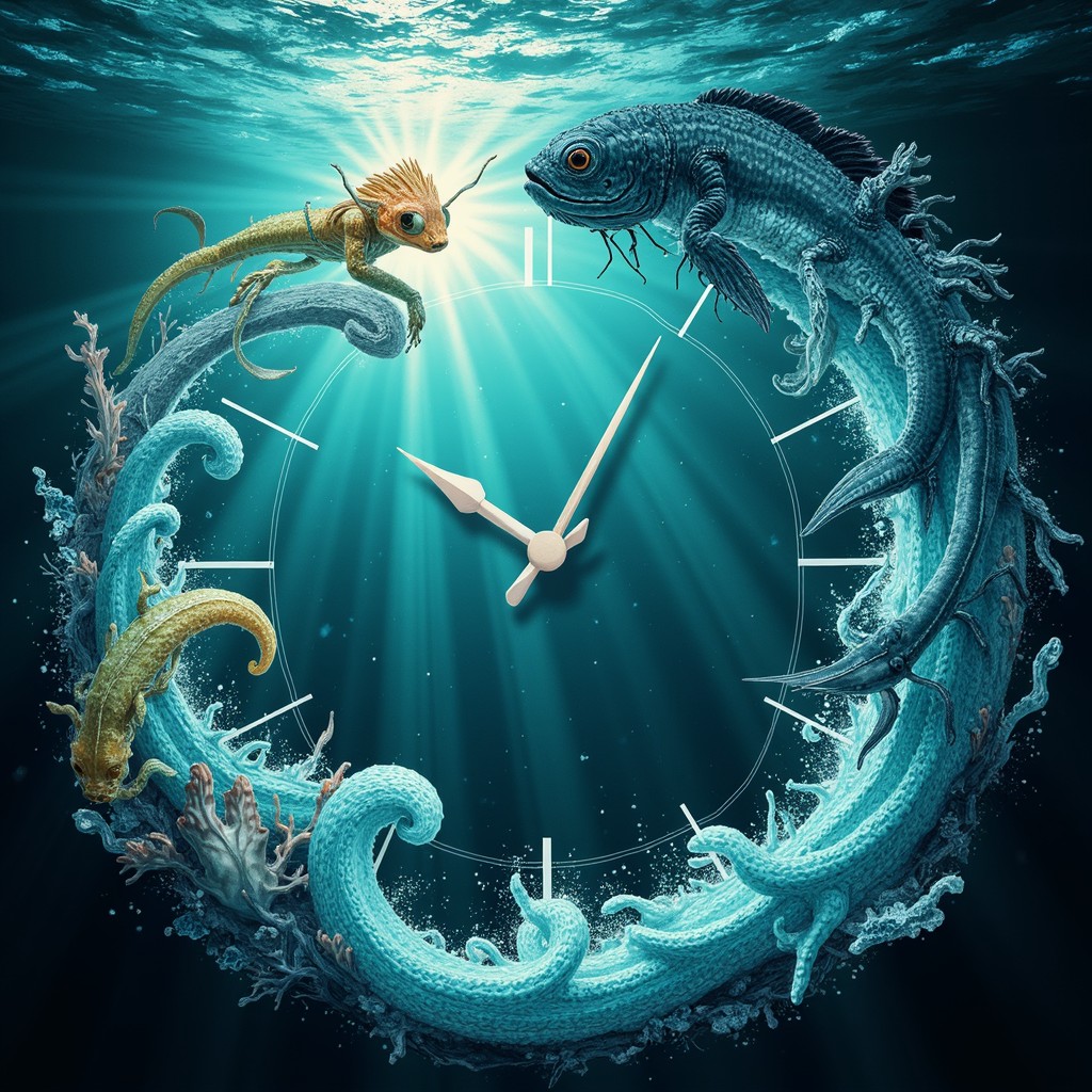 Free Oceanic Time Metamorphosis Image - Metamorphosis, Oceanic, Clock ...