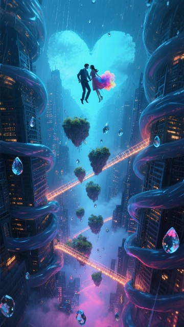 Transcending Floating Free Transcending Urban Dreams Image - Surreal, Cityscape, Floating ...