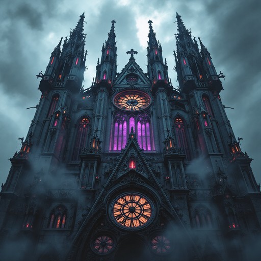 Free Illuminated Gothic Cathedral Image - Cathedral, Gothic, Lightning ...