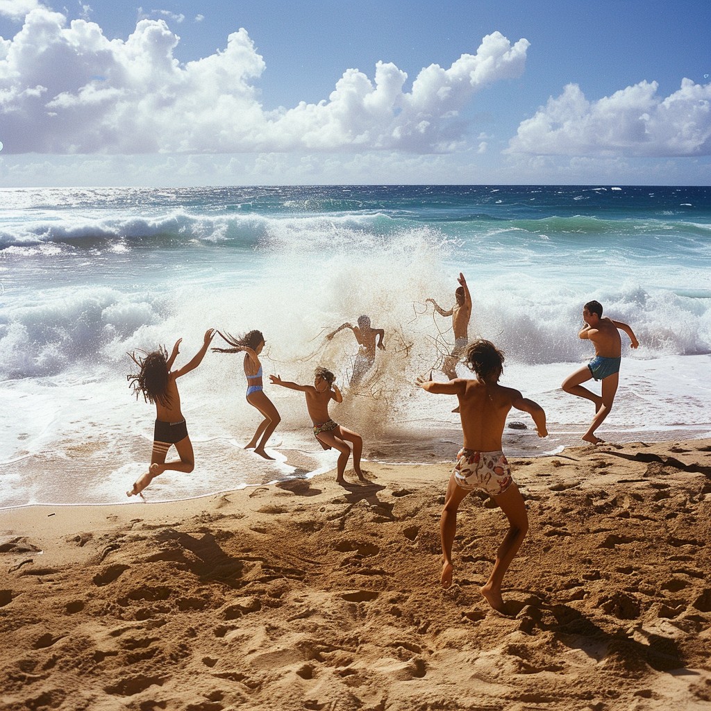 Free Beachside Fun Time Image - Beach, Friends, Fun | Download at StockCake