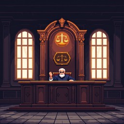 Free Pixelated Justice Strikes Image - Justice, Courthouse, Pixel ...