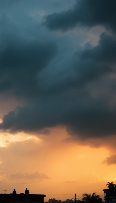 Free Storm Meets Sunset Image - Storm, Sunset, Clouds | Download at ...