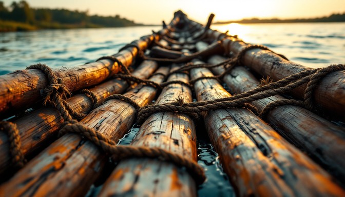 Free Traditional Wooden Raft Image - Raft, Wooden, Traditional ...