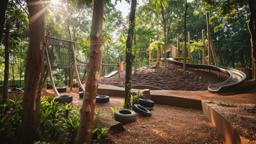 Free Rustic Playground Fun Image - Playground, Jungle, Slides ...