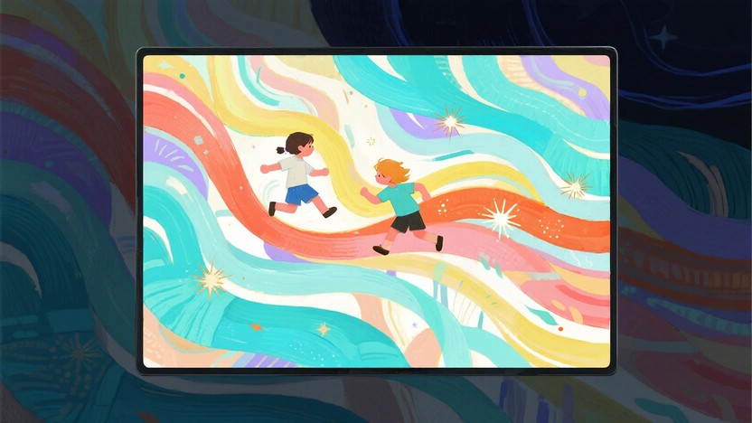 Free Colorful Play Streams Image - Movement, Playful, Abstract ...