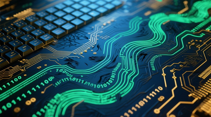 Advanced Technology Calligraphy Free Circuitry Meets Calligraphy Image - Circuit, Digital, Technology ...