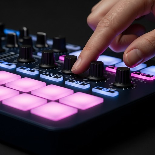 Free Music Controller Illuminated Image - Music, Controller, Beatpad ...