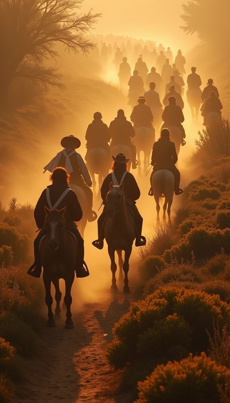 Free Golden Riders Journey Photo - Equestrian, Riders, Horses ...