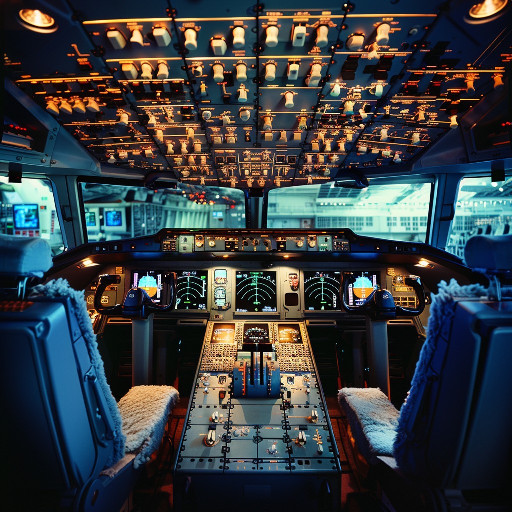 Free Cockpit Control Center Image - Airplane, Controls, Navigation ...