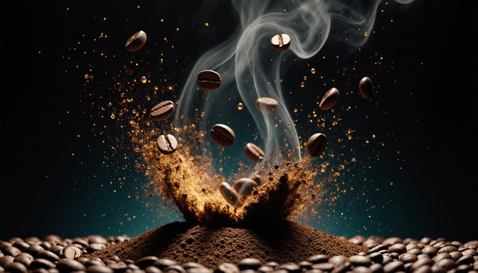 Free Explosive Coffee Moment Image | Download at StockCake